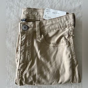 American Eagle Beige High Rise Jeggings Size 4